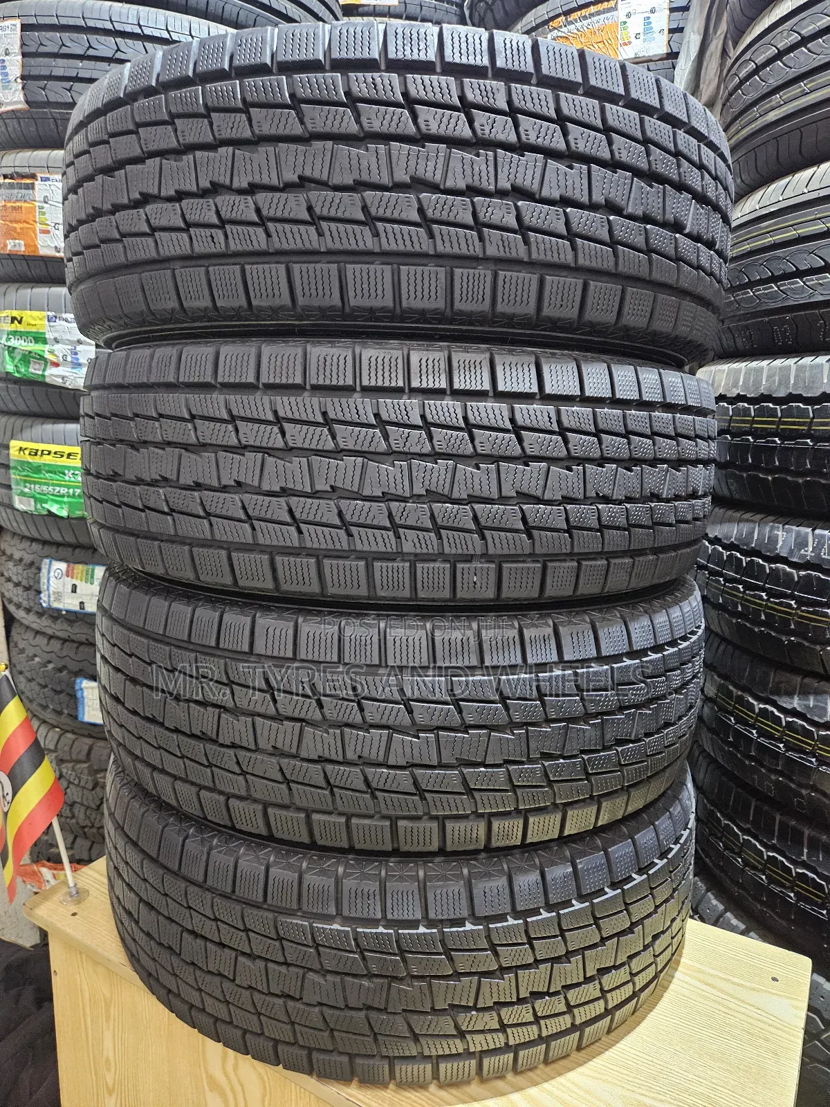 225 60 R17 Imported Tires 4rm Direct Japan but Almost New Tires.