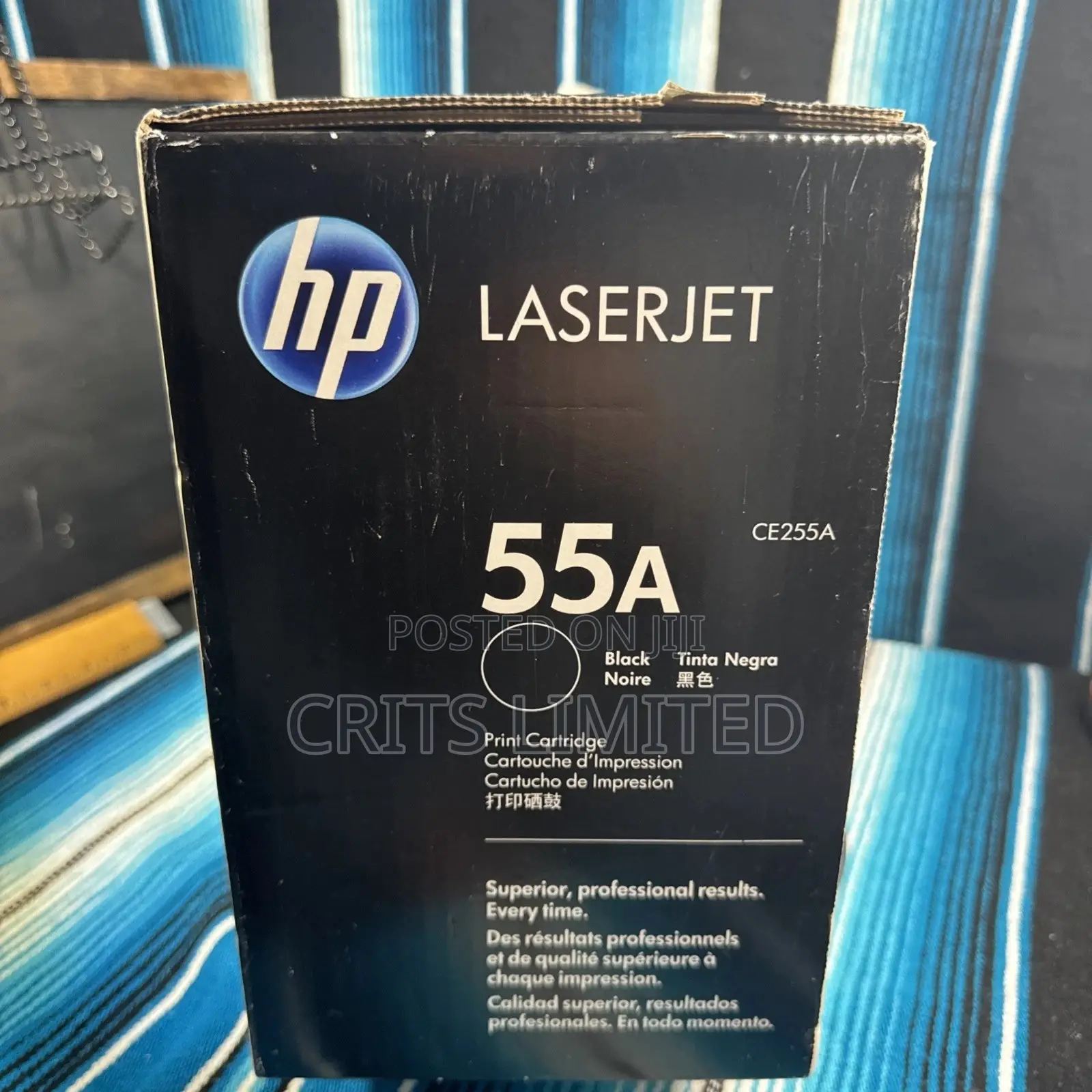 Genuine Hp Laserjet 55a / Ce255a Black Toner Cartridge