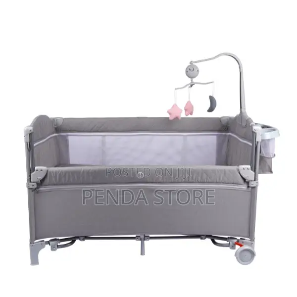 Baby Bed Side Crib With Storage Basket – Foldable Baby Bed Side Crib