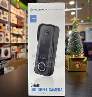 Powerology Smart Camera Doorbell – 3mp | Ip65 | 5200mah