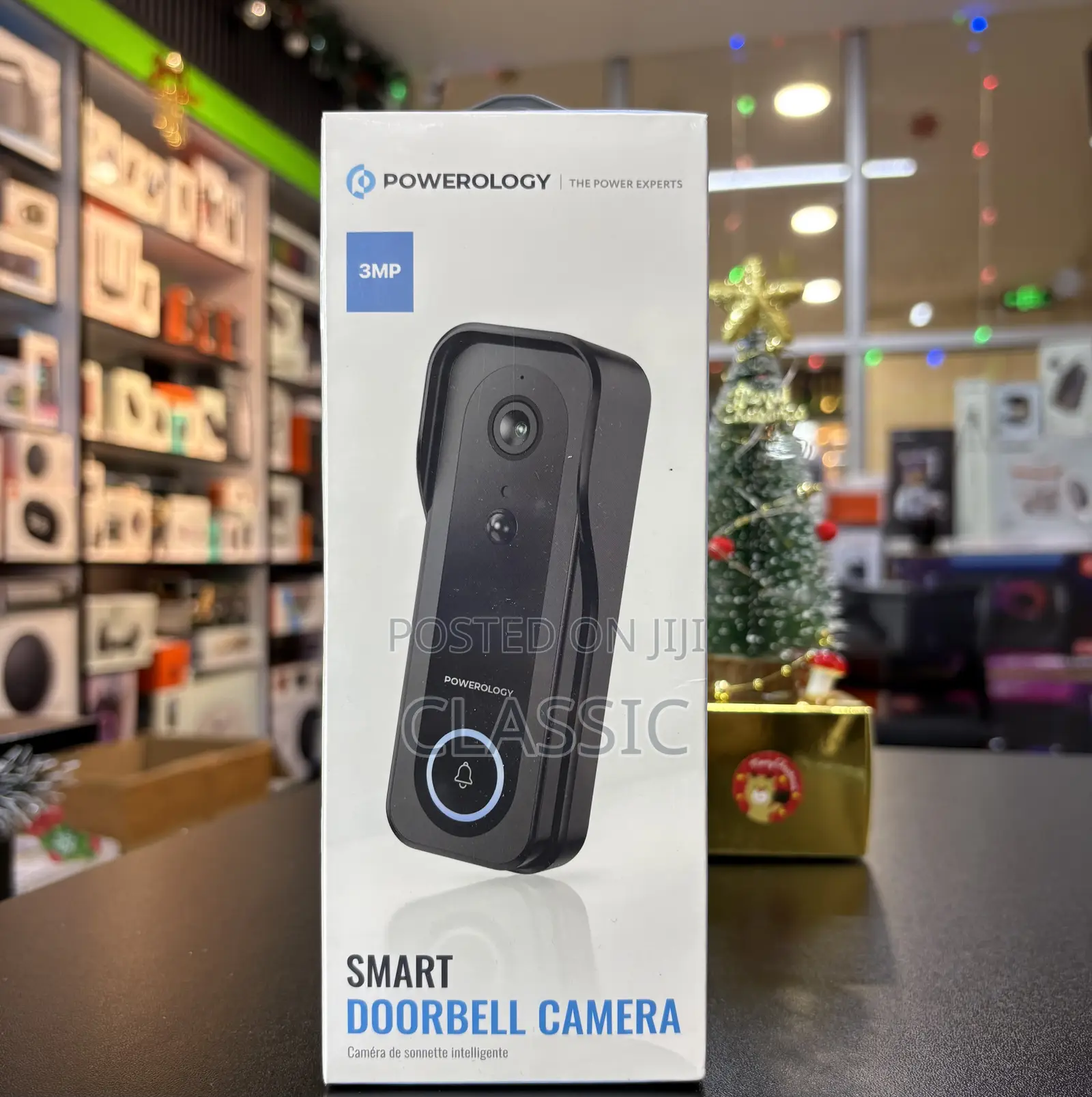 Powerology Smart Camera Doorbell – 3mp | Ip65 | 5200mah