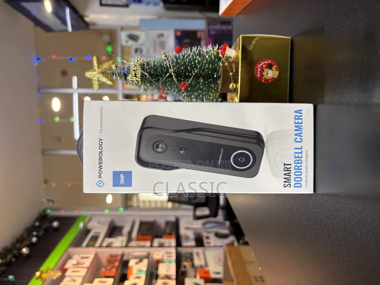 Powerology Smart Camera Doorbell – 3mp | Ip65 | 5200mah