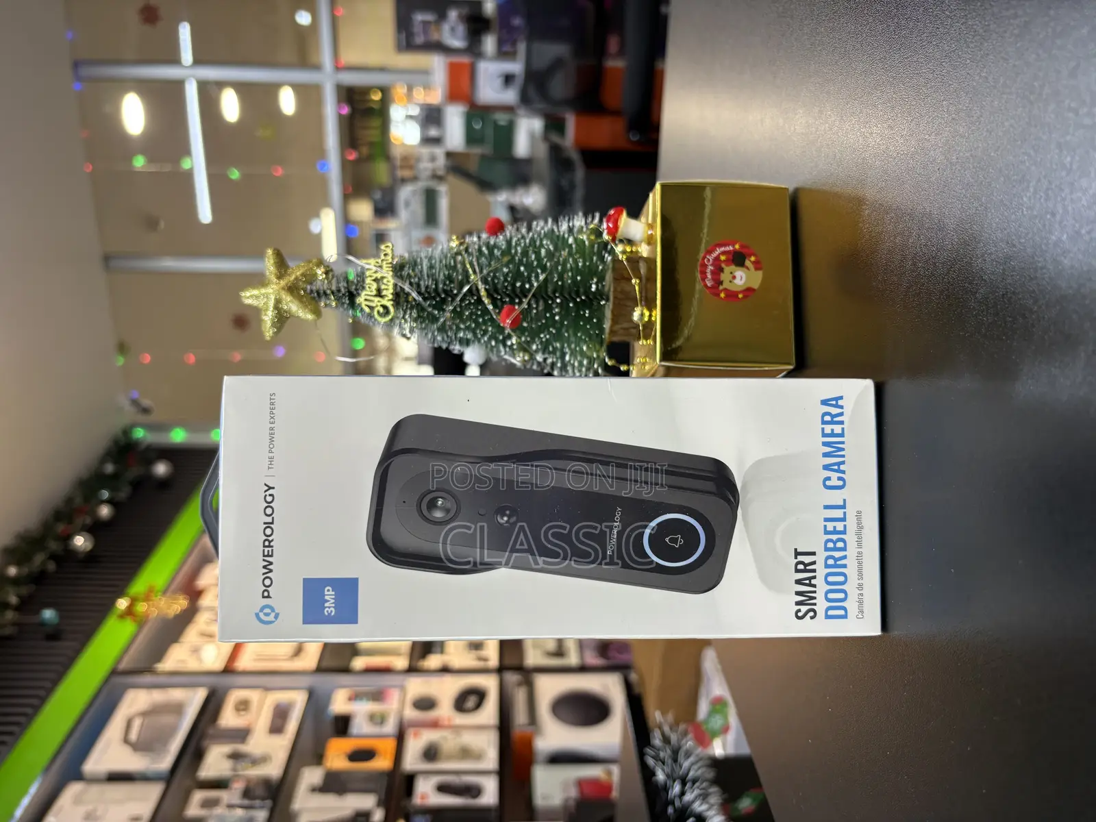Powerology Smart Camera Doorbell – 3mp | Ip65 | 5200mah