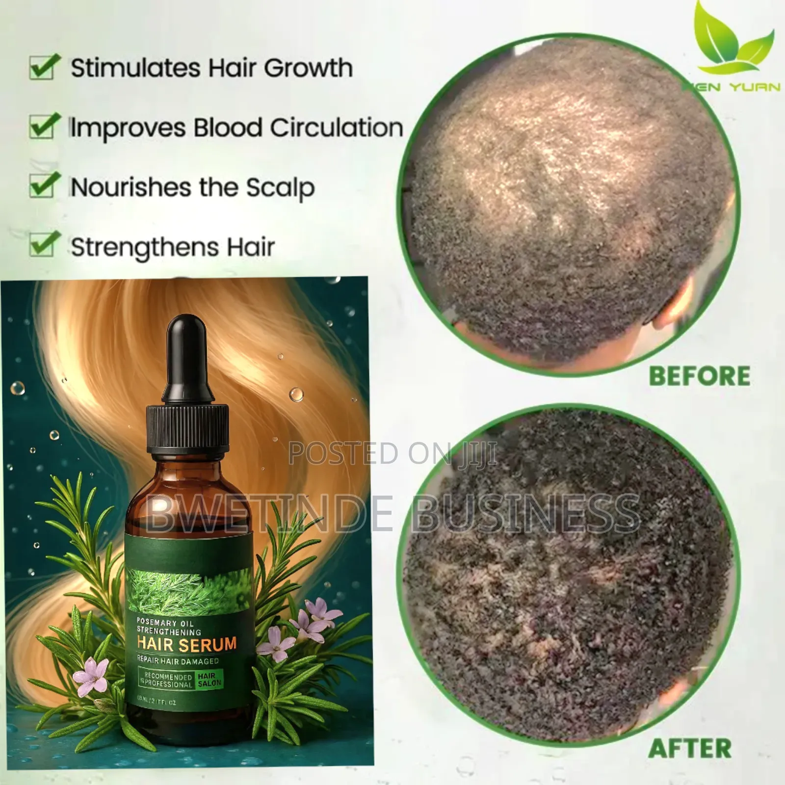 Rosemary Hair Growth Repair Serum