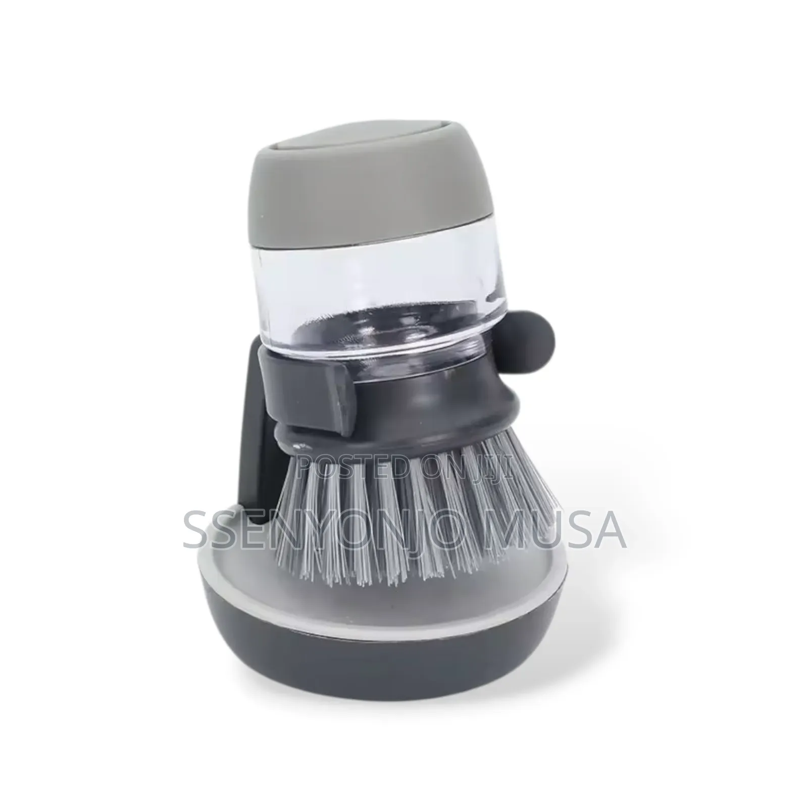 Jesobo Soap-dispensing Palm Brush With Storage Stand