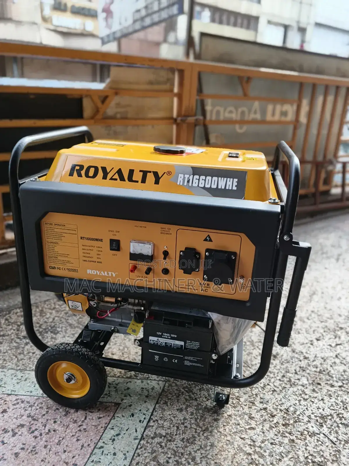 Royalty Japan 7kva Petrol Generator