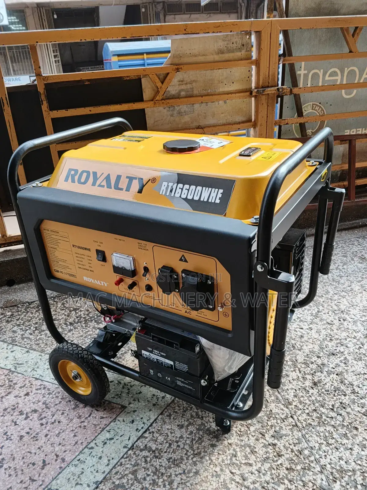 Royalty Japan 7kva Petrol Generator