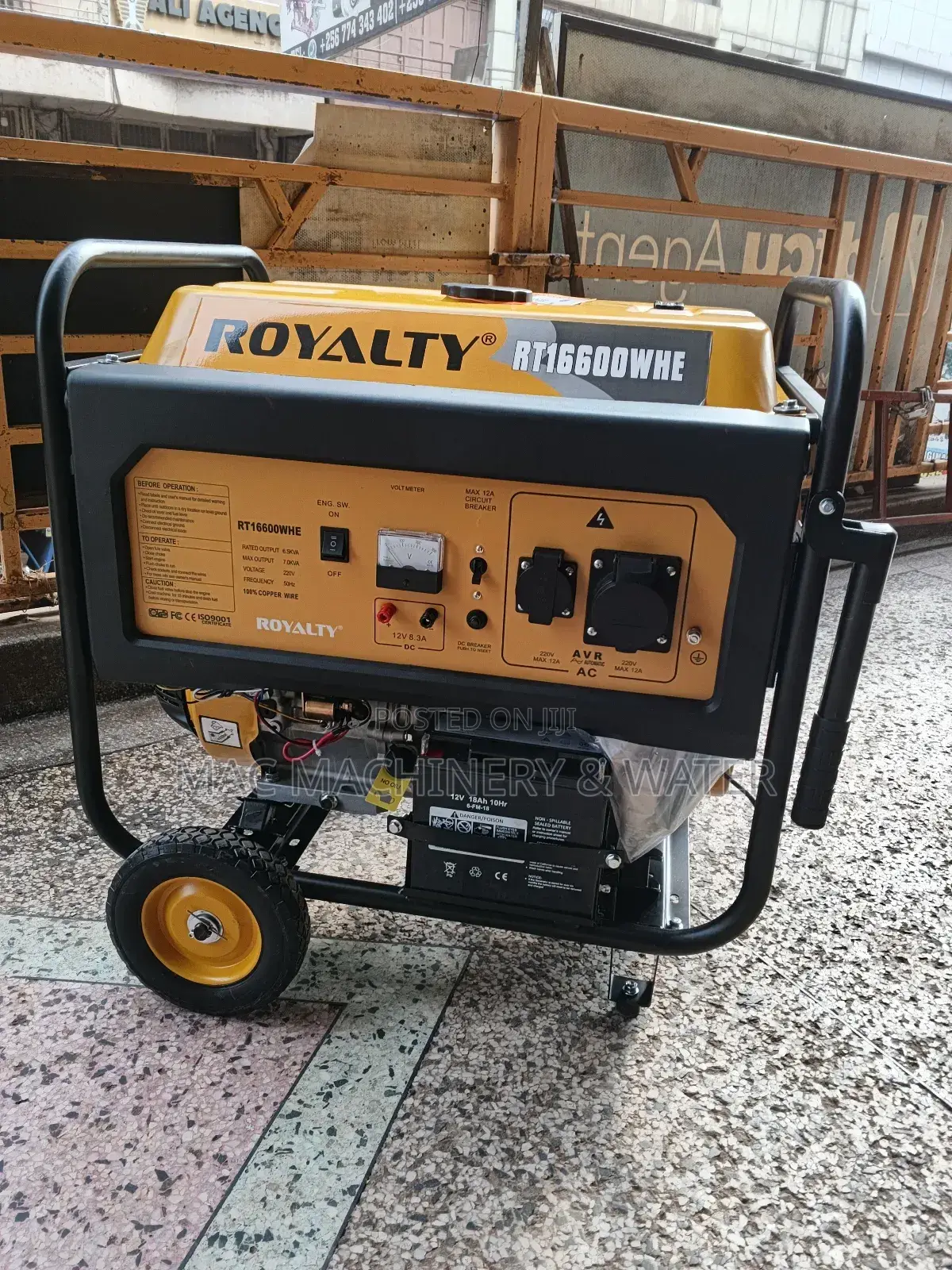 Royalty Japan 7kva Petrol Generator