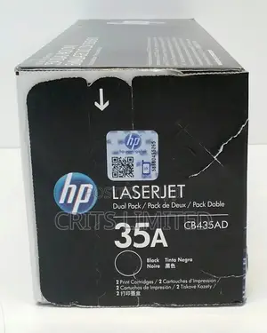 Genuine Hp 35a Black Toner Cartridge