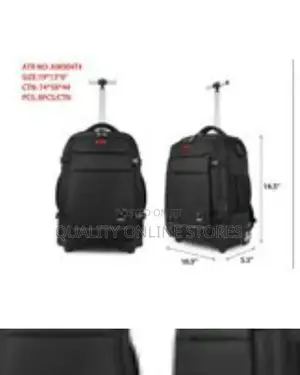 Rolling Backpack for Men With Wheels, 17 Inch Large Wheeled