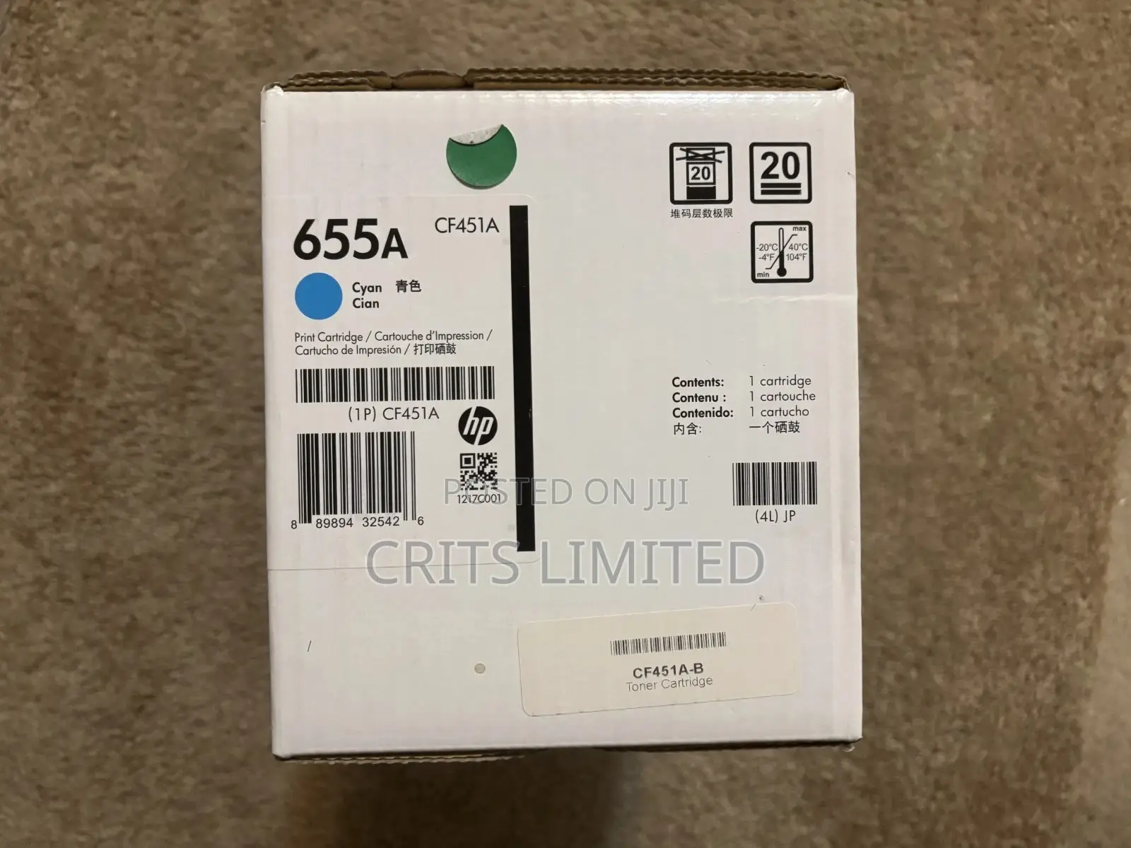 Genuine Hp 655a Toner Cartridges