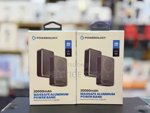 Powerology 20000mah Aluminum Magnetic Wireless Power Bank 20w Magsafe