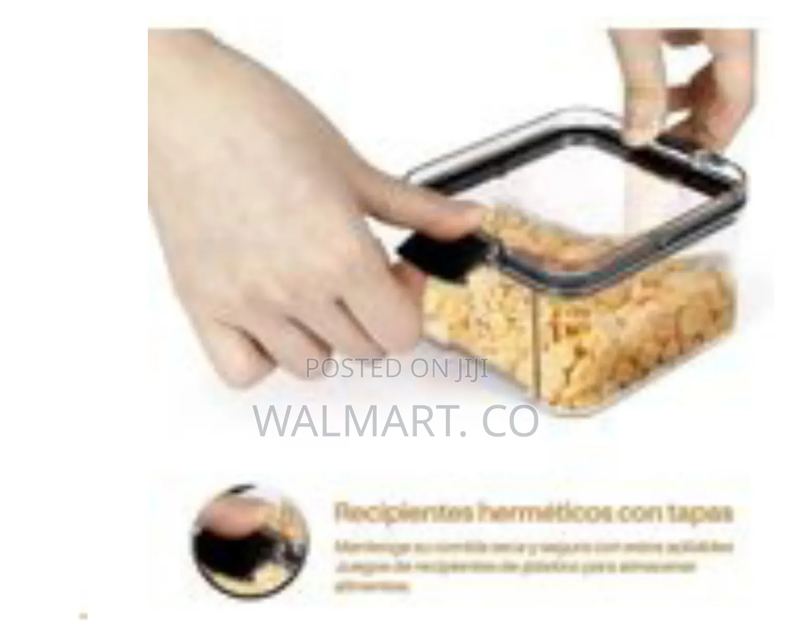 6 Piece Stackable Cereal Storage Containers