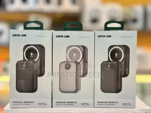 Green Lion Monaco Magsafe Power Bank 20000mah, Type C Inbuilt Cable
