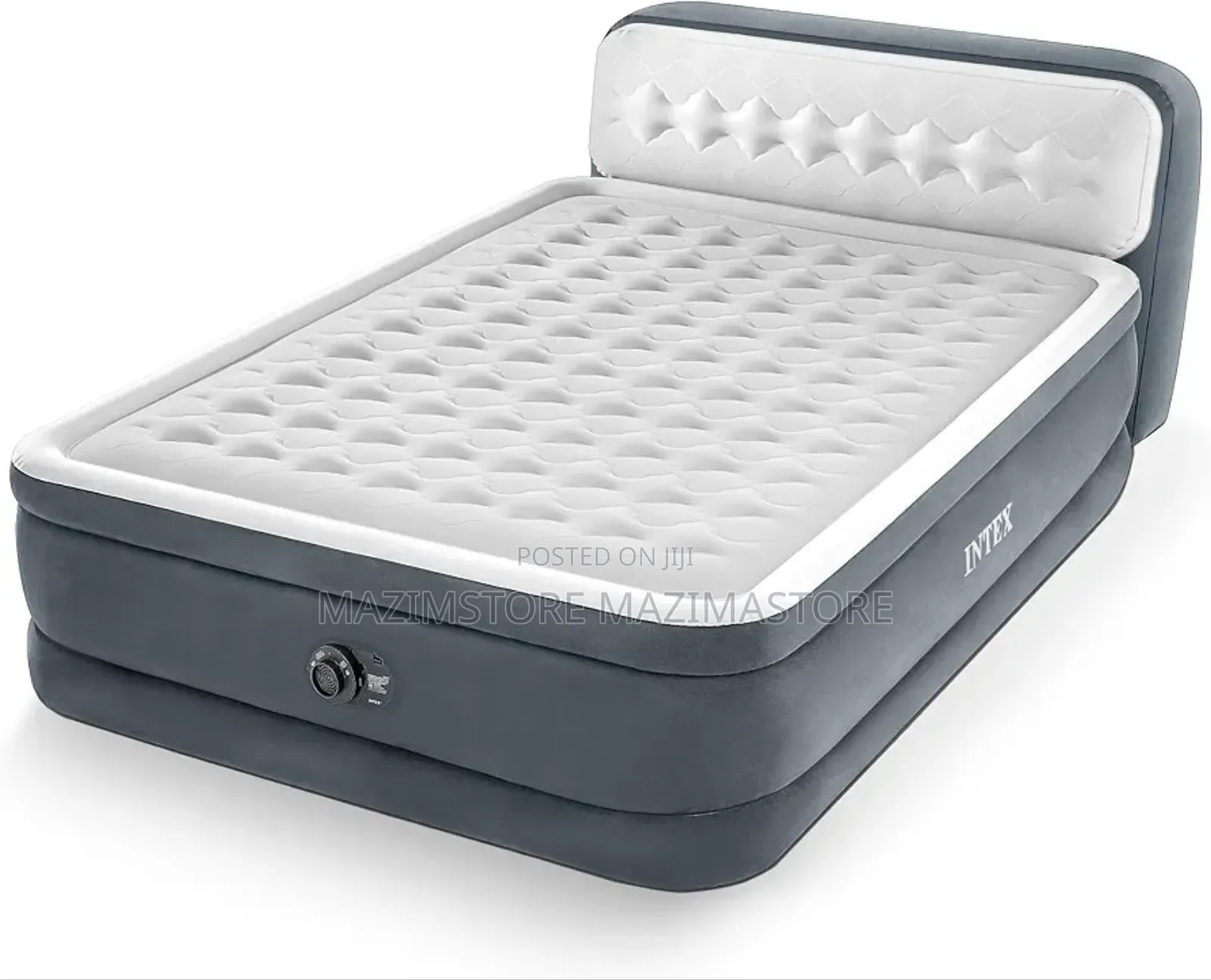Intex Dura Beam Air Mattress With Headboard
