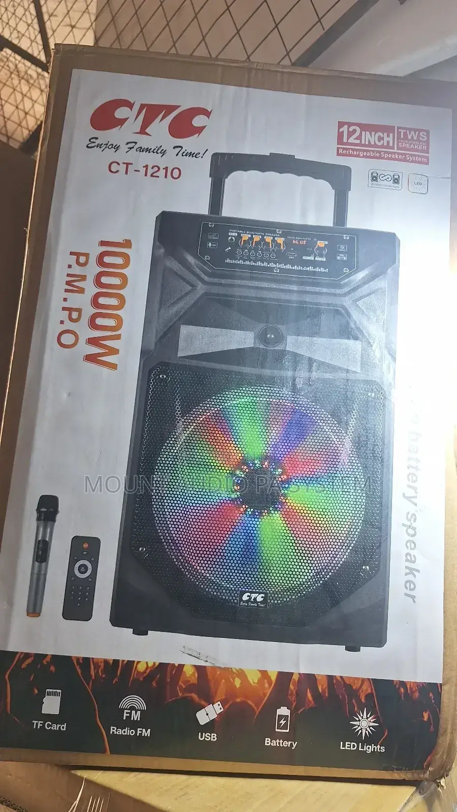 CTC Recheagable Ct-1210 Speaker