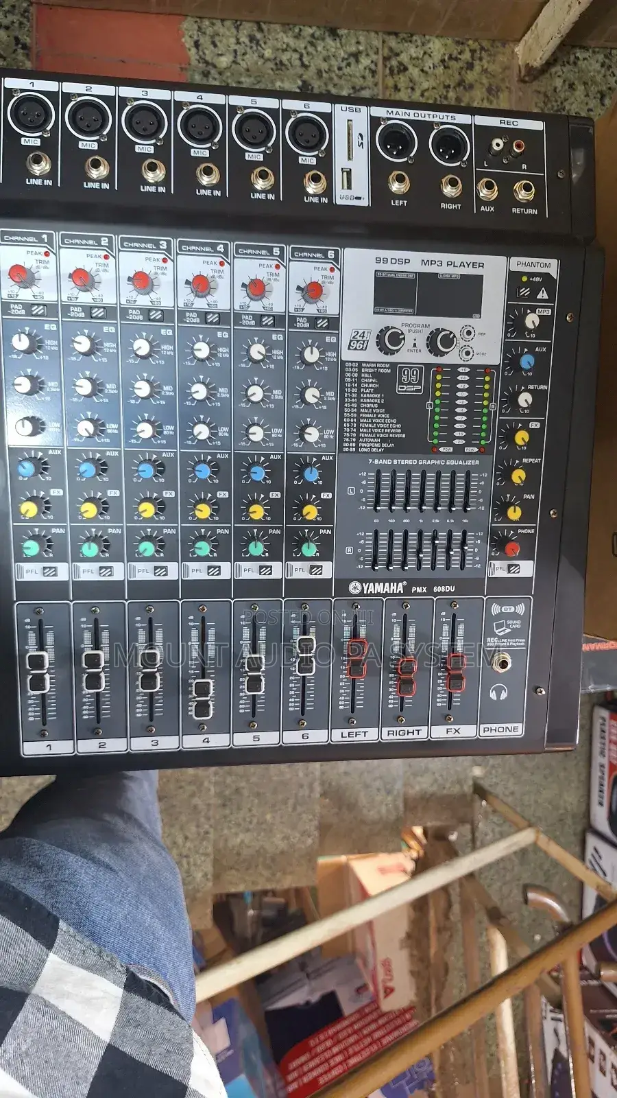 Yamaha PMX 608du Amp Mixer
