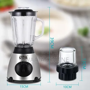 1.5l Winning Star 350w Juicer St-5572 Glass Cup 2in1 Electric Blender