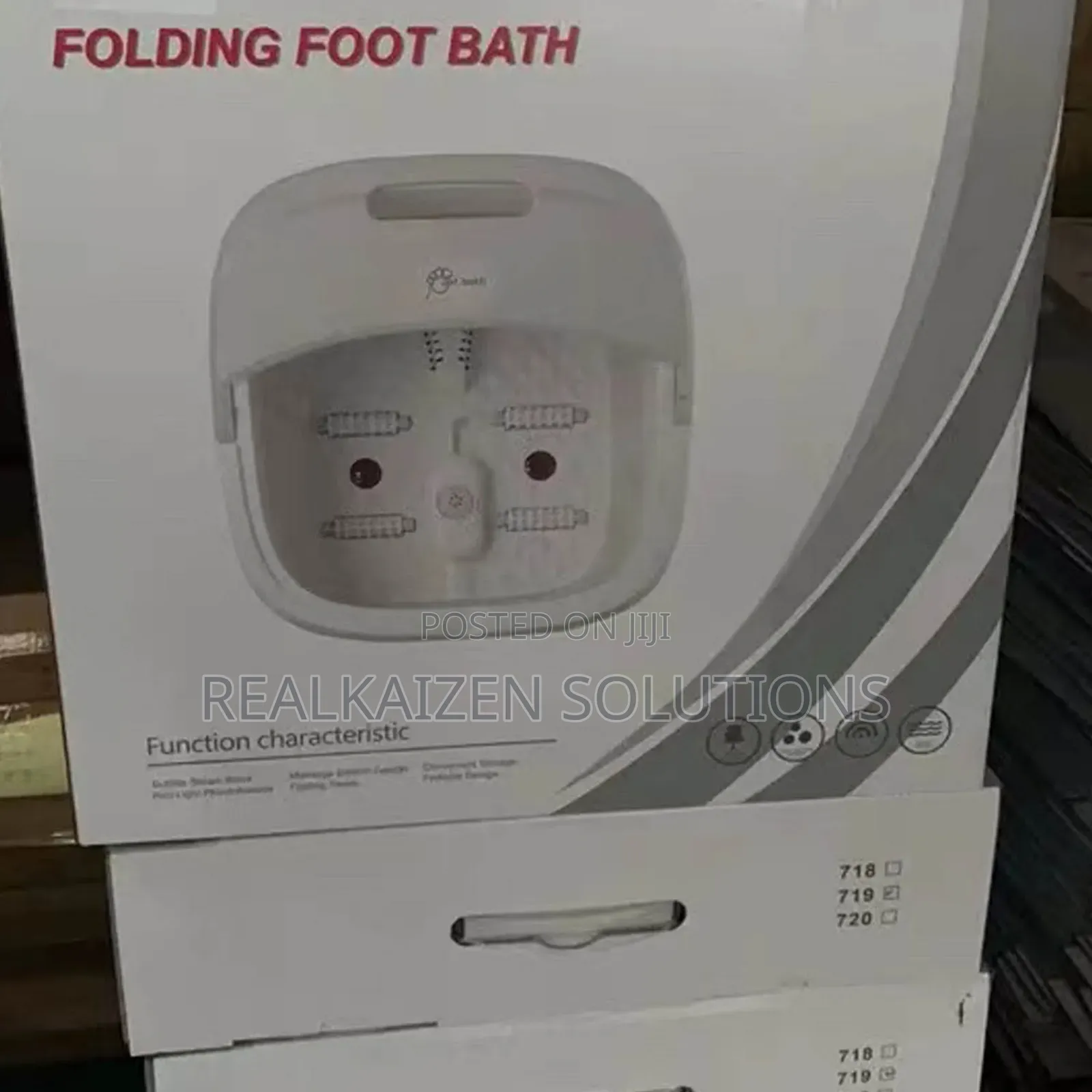 Beavorty Folding Portable Foot Bucket Massager