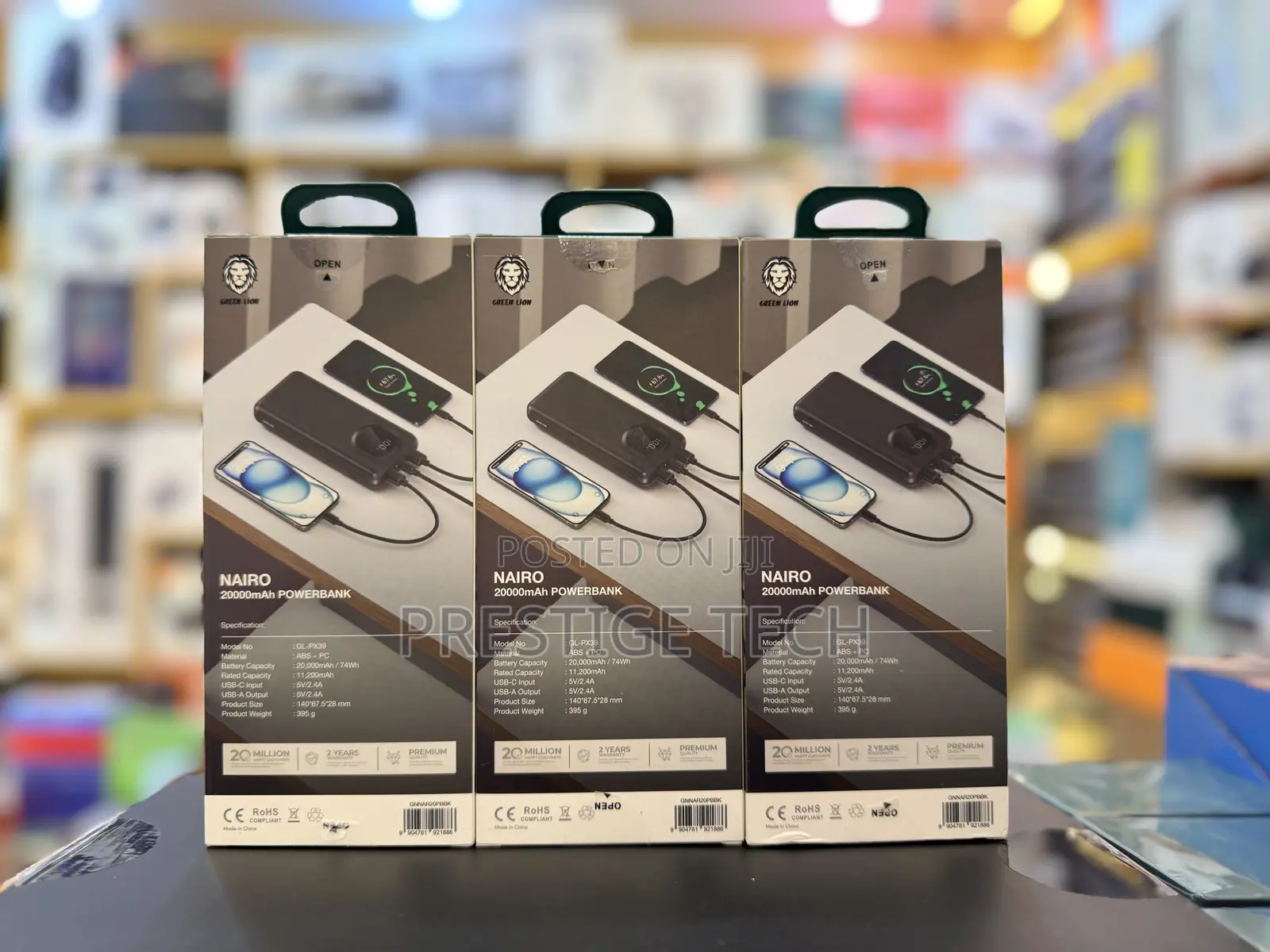 Green Lion Nairo 20000mah Slim Power Bank / Powerbank