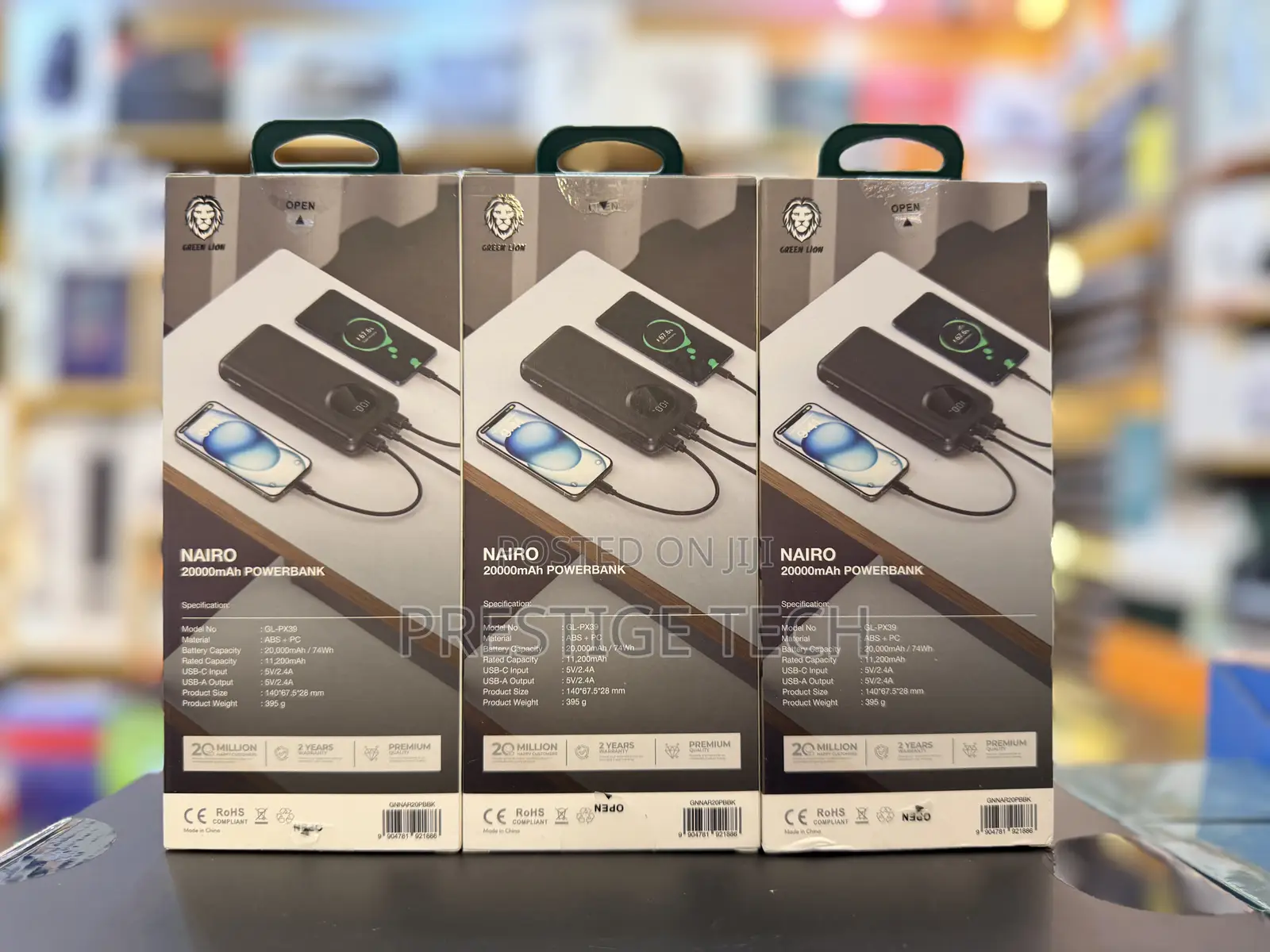 Green Lion Nairo 20000mah Slim Power Bank / Powerbank