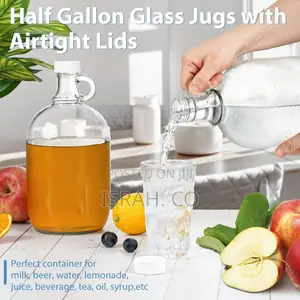 2.5 Litres of Transparent Juice Milk Fermenting Jug