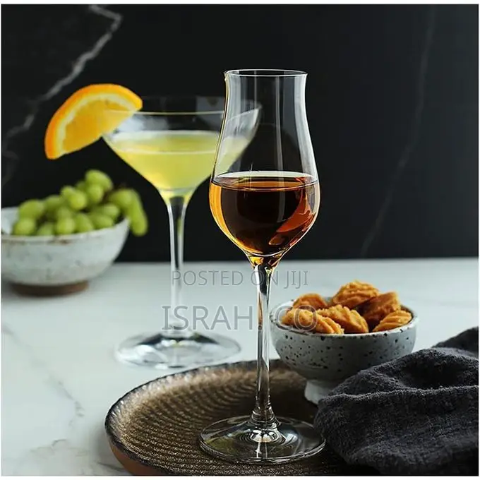 6 Pieces of Champagne Flutes Crystal Glass