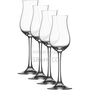 6 Pieces of Champagne Flutes Crystal Glass