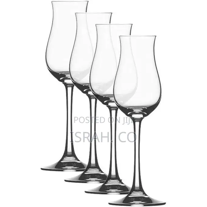 6 Pieces of Champagne Flutes Crystal Glass