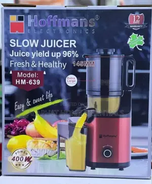 Hoffmans Hm-639 Slow Juicer.