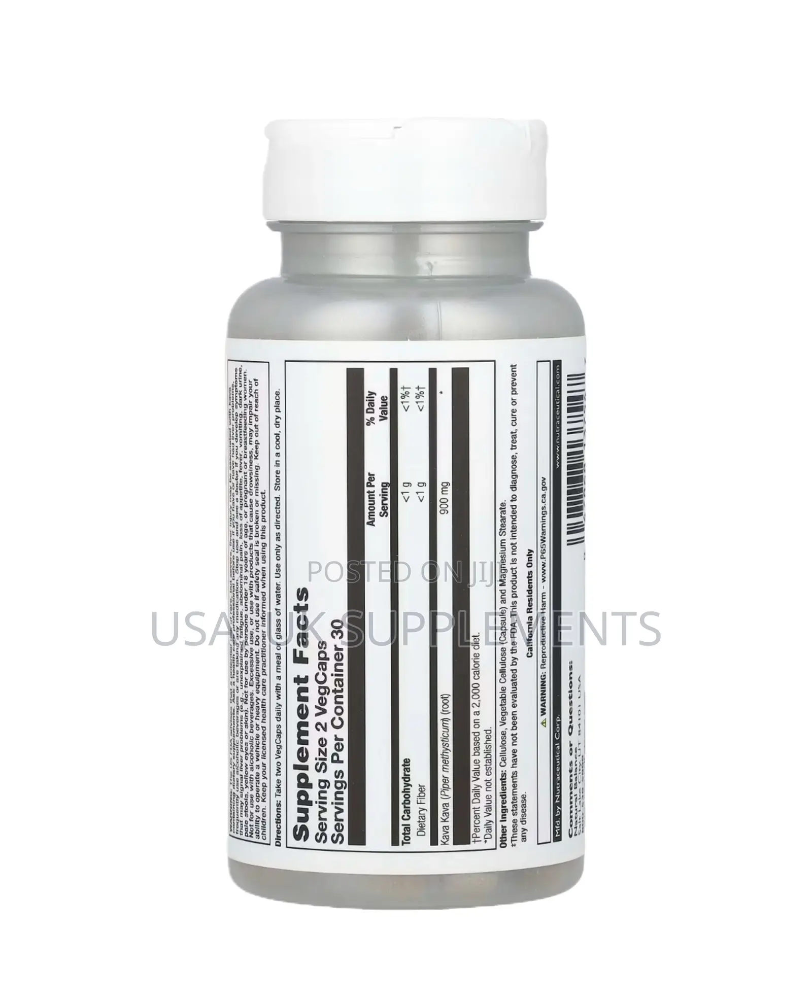 Natural Balance Kava Kava 60capsules(Mood/Stress)