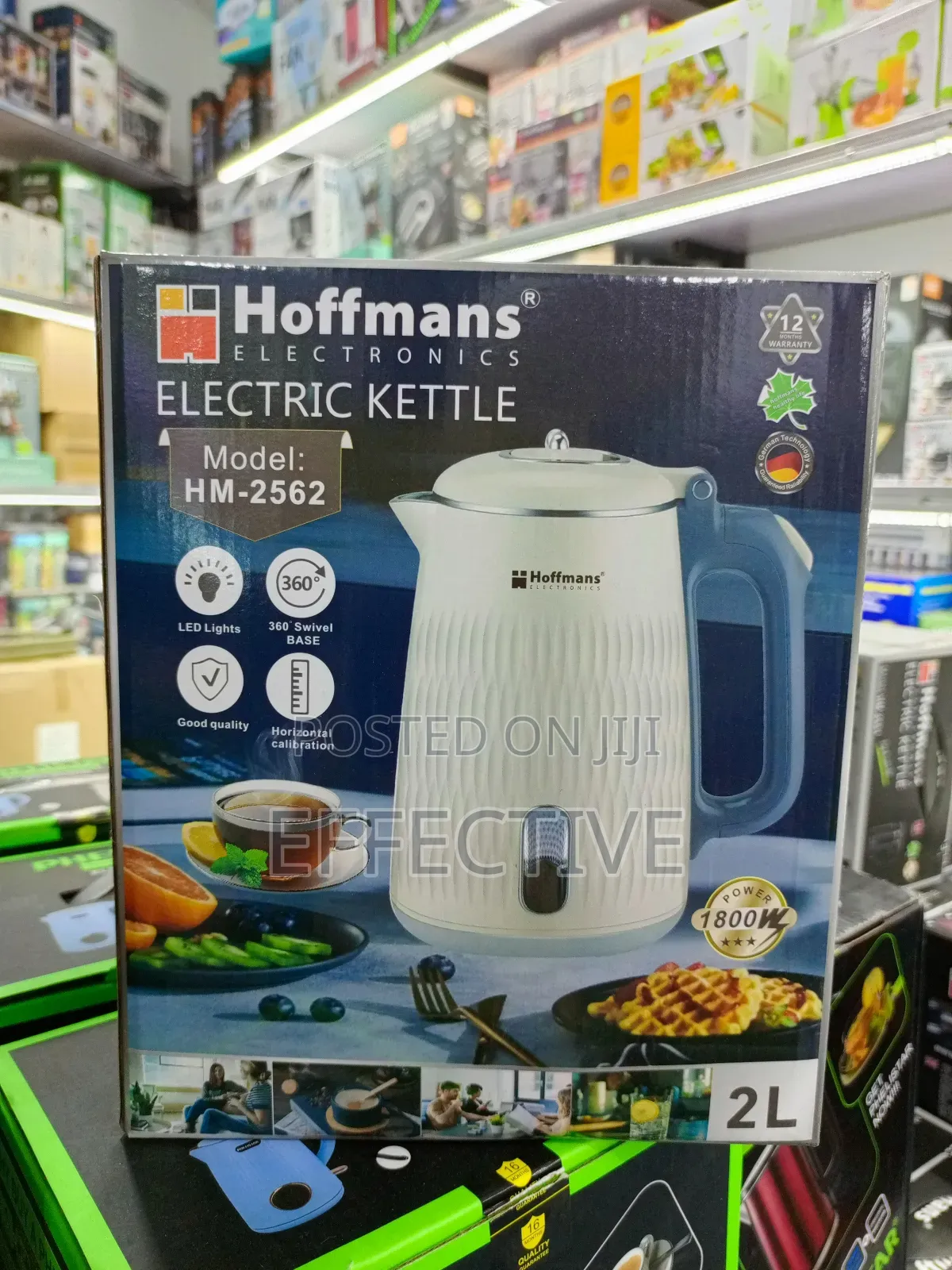 Hoffmans Electric Kettle, Model Hm-2562. 2l