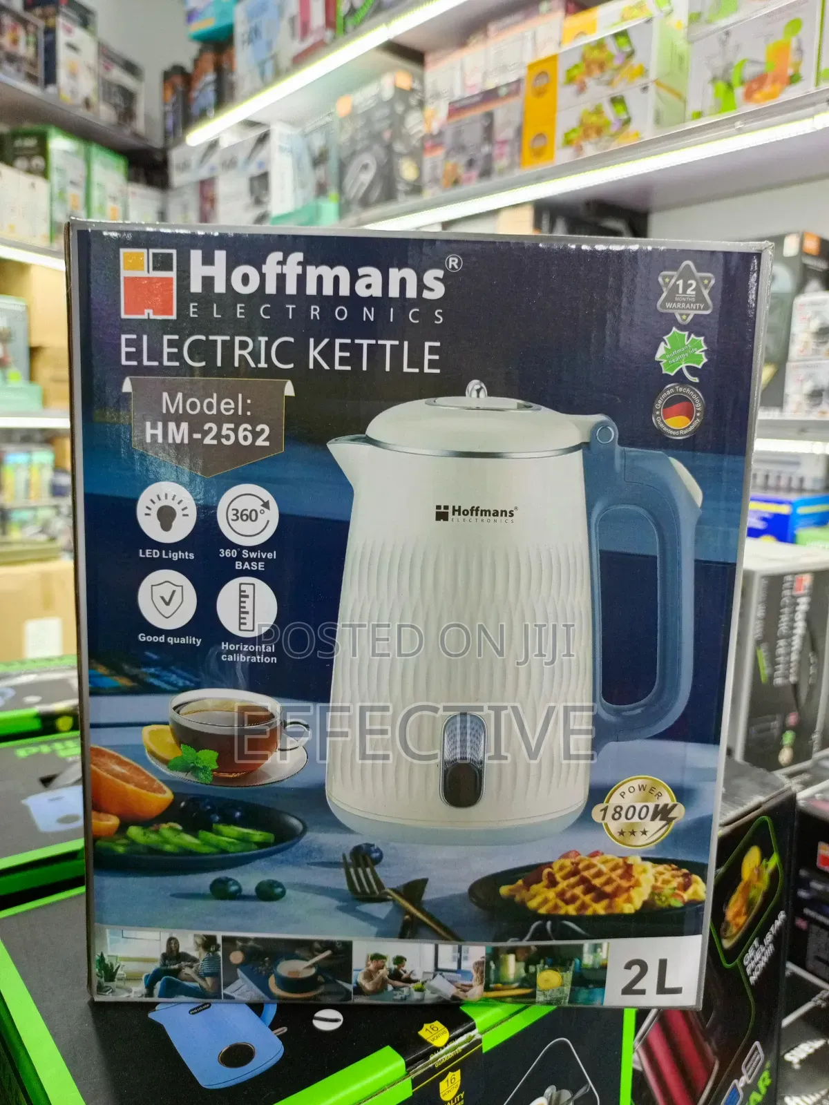 Hoffmans Electric Kettle, Model Hm-2562. 2l