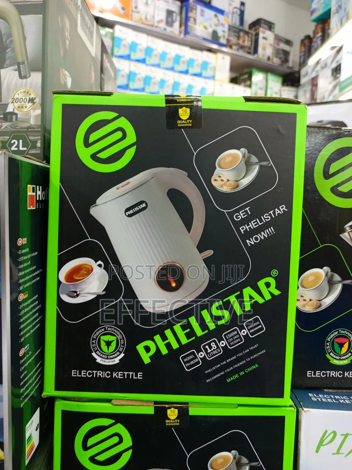 Phelistar Electric Kettle. 1.8l