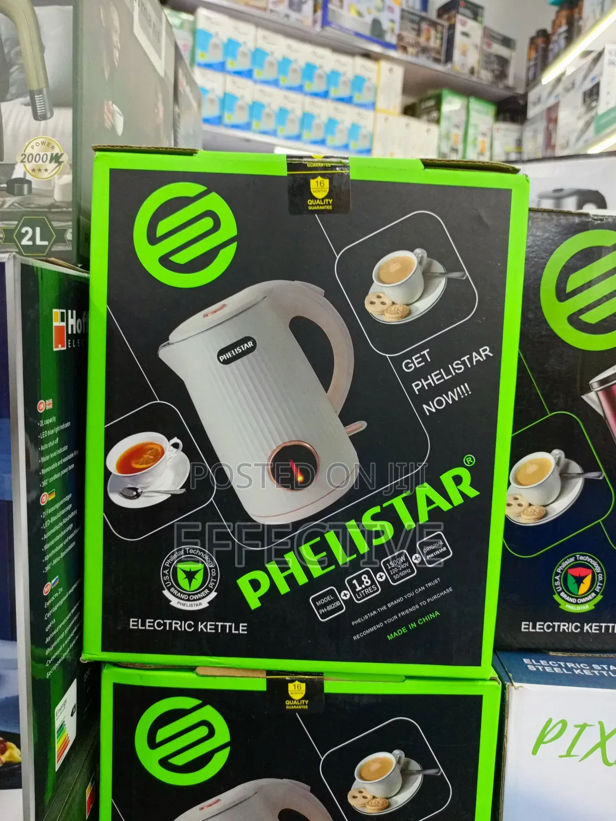 Phelistar Electric Kettle. 1.8l