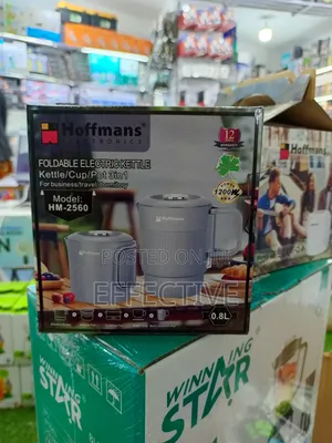 0.8l Hoffmans Hm-2560 Foldable Electric Kettle.