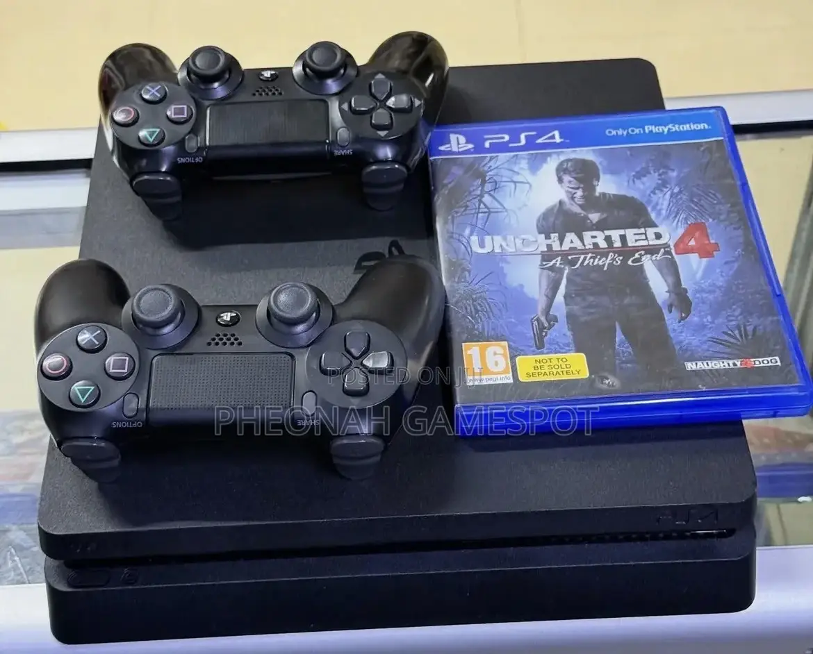 Ps4 Console, 2 Controllers, 17 Thrilling Games Installed Now.