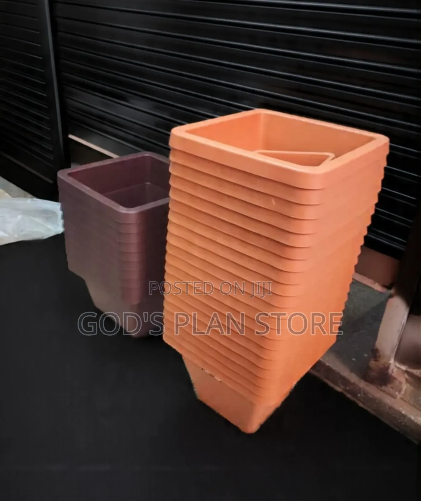 Generic Square Plastic Flower Pots Square Plastic Flower Pots