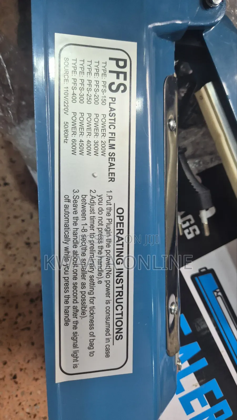 Manual Impulse Sealer 6”(150mm) Heat Sealing Machine Plastic Bag Film