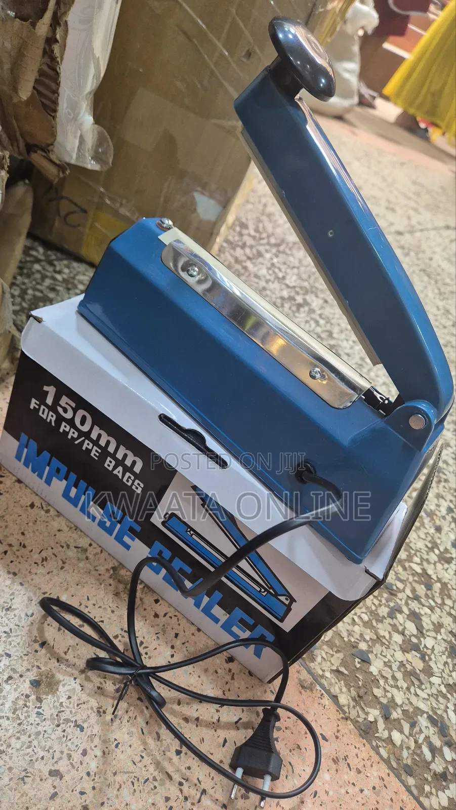 Manual Impulse Sealer 6”(150mm) Heat Sealing Machine Plastic Bag Film