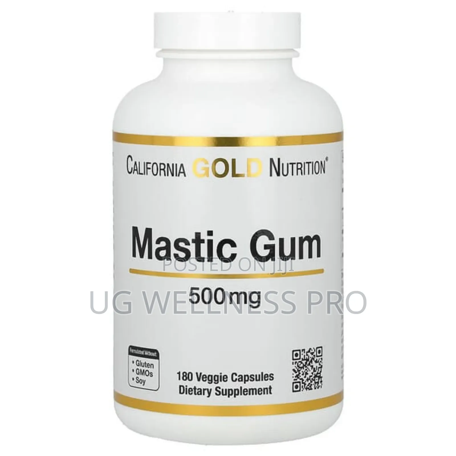 California Gold Nutrition, Mastic Gum, 500 Mg, 180 Veggie Capsules