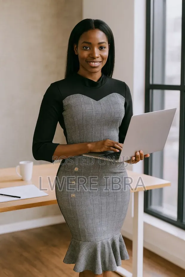 Hard Cotton Office Dresses for Ladies for sale -  Price: USh 100,000 on  Jiji.ug [Central Division]