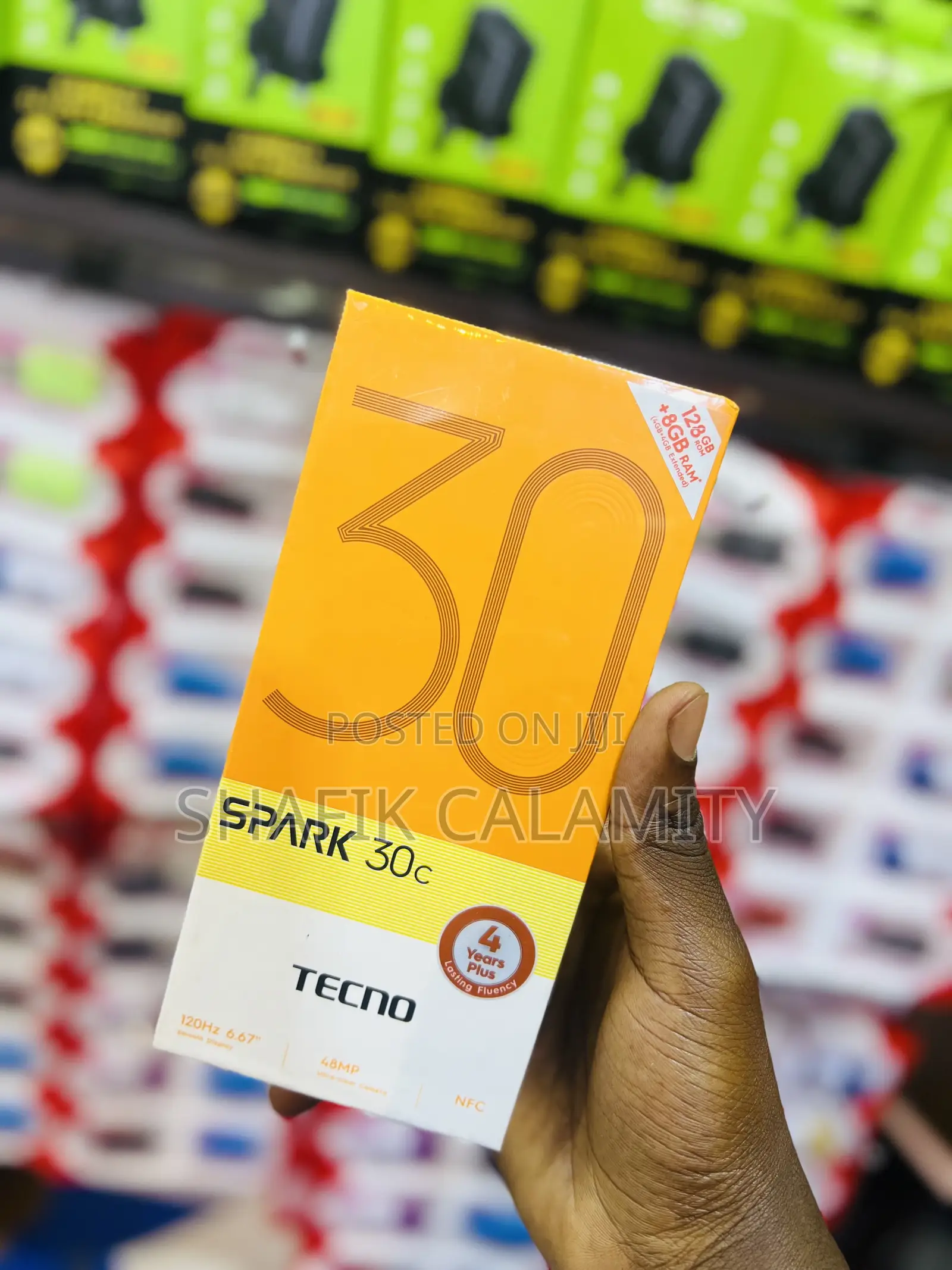 New Tecno Spark 30C 128 GB Black