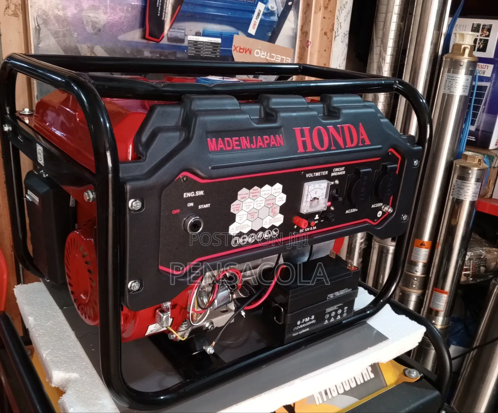 Honda 3.3kva Key Started Petrol Generator