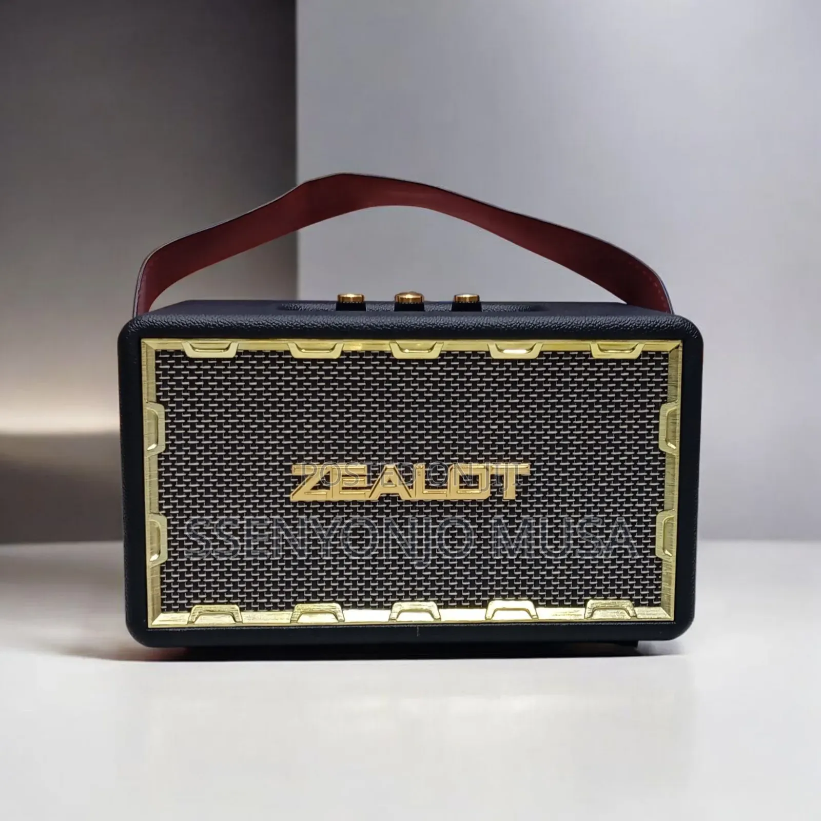 Zealot Mt01 50w Retro Wireless Outdoor Speaker –24000mah, Booming Bass