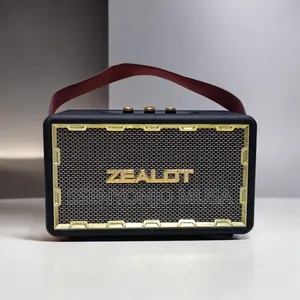 Zealot Mt01 50w Retro Wireless Outdoor Speaker –24000mah, Booming Bass
