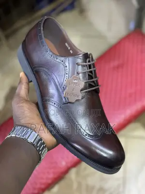 Men’S Dark Tan Franco Banetti Oxford Gentle Shoes