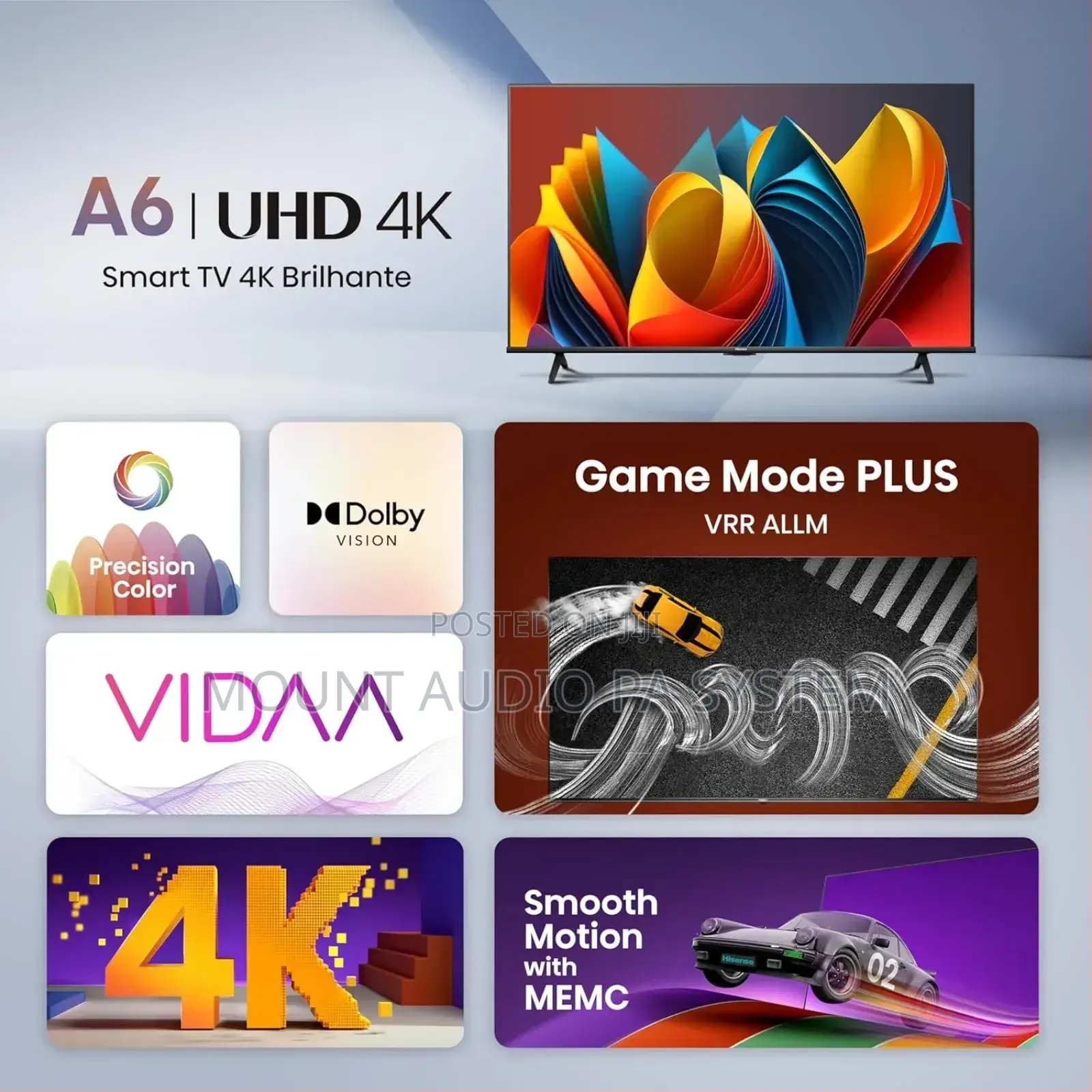 Hisense Smart Tv 85"A6n