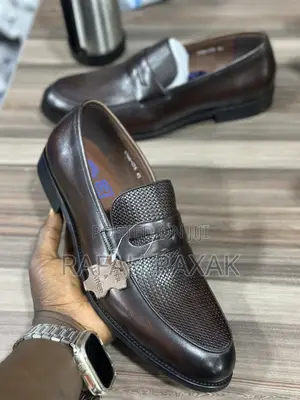 Original Dark Tan Men’S Franco Banetti Gentle Leather Loafers