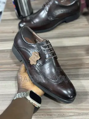Original Coffee Brown Franco Banetti Oxford Leather Shoes